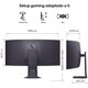 Monitor LG 45" OLED UHD 5K 165Hz Curvo (45GX950A-B)