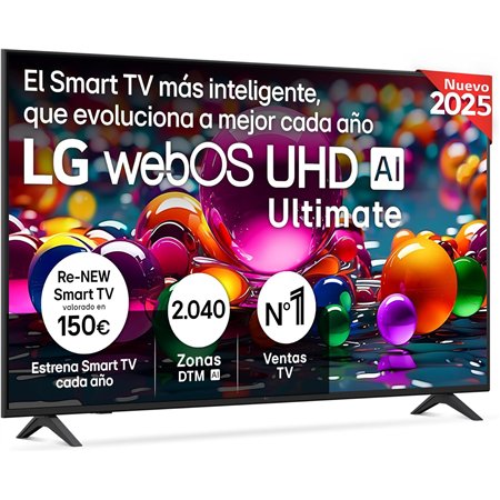 TV LG 65" UHD 4K WiFi5 Smart TV 3HDMI USB (65UA75006LA)