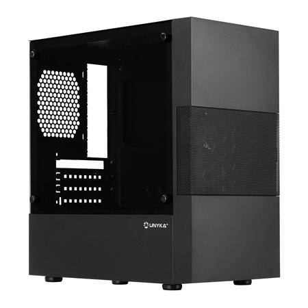 Caja UNYKA Aero C25 500W ITX mATX Negra (UK52125)