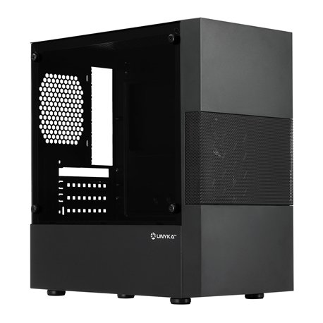 Caja UNYKA Aero C25 500W ITX mATX Negra (UK52125)