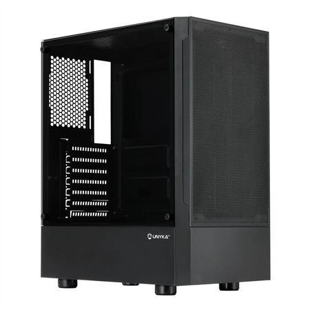 Caja UNYKA Aero C35 500W ATX ITX mATX Negra (UK52135)