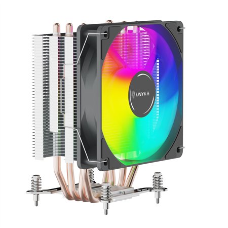 Ventilador UNYKA UNYCOOL H40 ARGB 90mm Gris (UK324101)