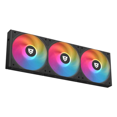 Ventilador Nfortec ARGB Kit 3 Negro (NF-FAN-STELLAR-B)