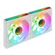 Ventilador Mars Gaming ARGB Kit 2 Blanco (MF3DPROX2RW)
