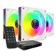Ventilador MARS GAMING ARGB 3Unid Blanco (MF3DPROKITW)