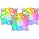 Ventilador Mars Gaming ARGB 3x120mm Blanco (MF3ARW)