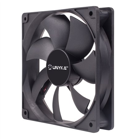 Ventilador 12x12 UNYKA 25mm 4Pin/PWM (51800)