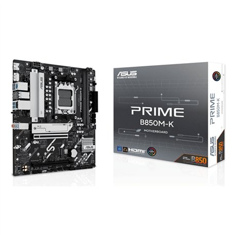 ASUS PRIME B850M-K: (AM5) 2DDR5 USB HDMI DP RJ45 mATX