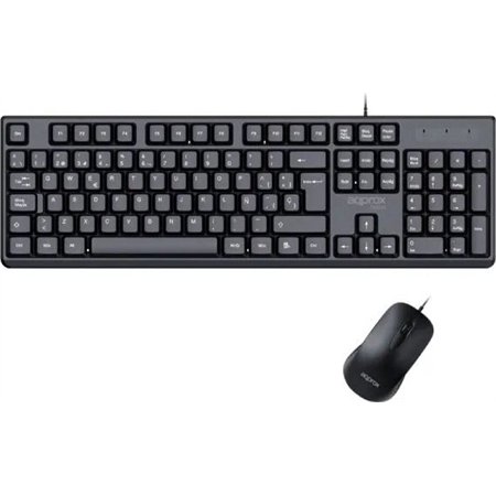 Teclado+Ratón Approx USB 2.0 Negro (APPMX245)