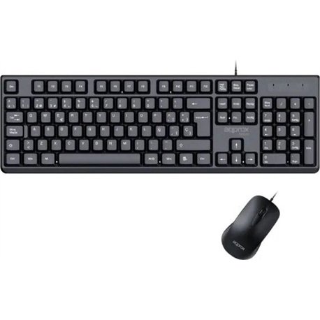 Teclado+Ratón Approx USB 2.0 Negro (APPMX245)