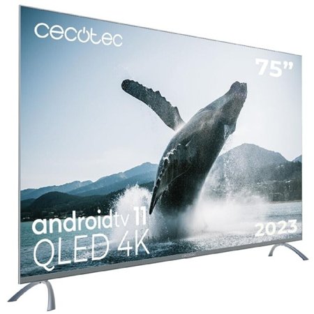 TV CECOTEC VQU30075+ 75" QLED 4K UHD Android TV (03620)