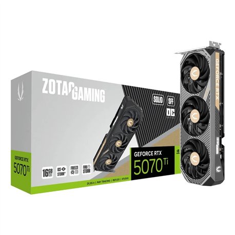Zotac GAMING GeForce RTX 5070 Ti SOLID SFF OC NVIDIA 16 GB GDDR7