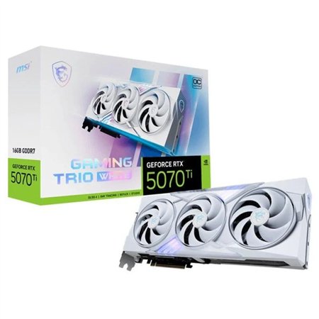 MSI GPU NV 5070Ti GAMING TRIO OC 16GB WHITE NVIDIA GeForce RTX 5070 Ti GDDR7
