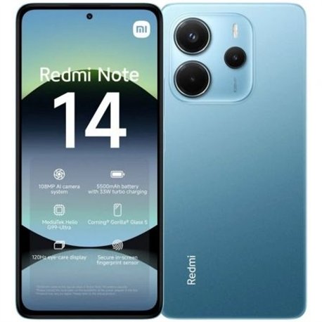 Smartphone XIAOMI Redmi Note 14 6.67" 8Gb 256Gb 4G Azul