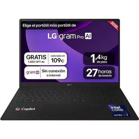 LG Gram u7 32Gb 1Tb 16" RTX5050 W11 (16Z90TR-E.AD88B)