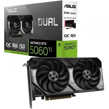 ASUS Dual -RTX5060TI-O8G NVIDIA GeForce RTX 5060 Ti 8 GB GDDR7