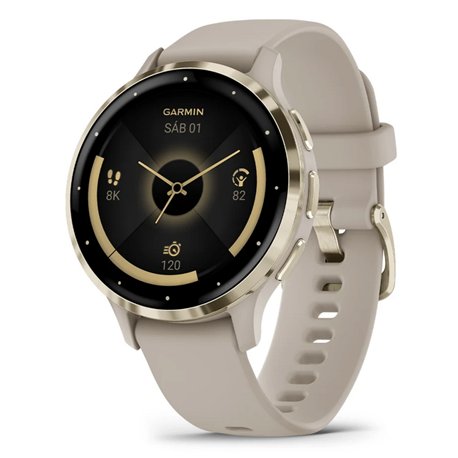 Smartwatch Garmin Venu 3S 41mm Oro/Gris (010-02785-02)