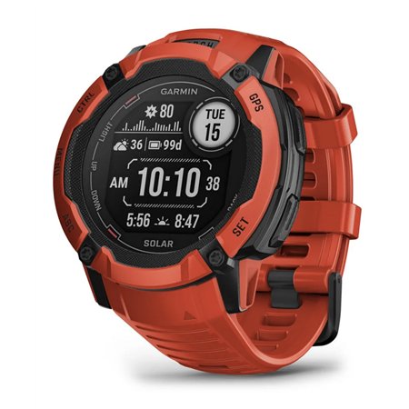 Smarwatch Garmin Instinct 2X Solar Rojo (010-02805-01)