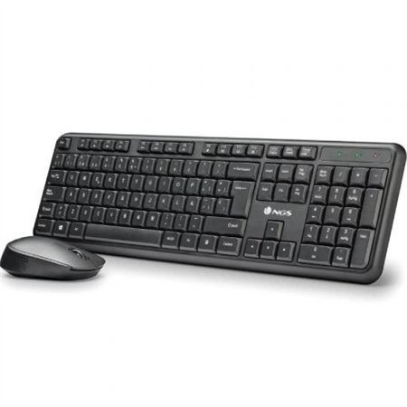 Teclado+Ratón NGS RF Wireless Óptico Negro (HARMONYKIT)