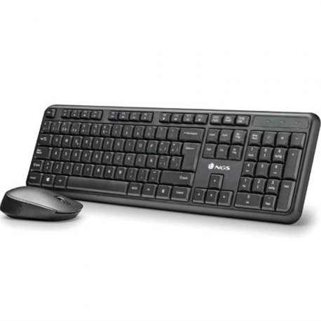 Teclado+Ratón NGS RF Wireless Óptico Negro (HARMONYKIT)