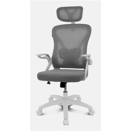 Silla Drift Ergonómica Blanca/Gris (DRAIR35WG)