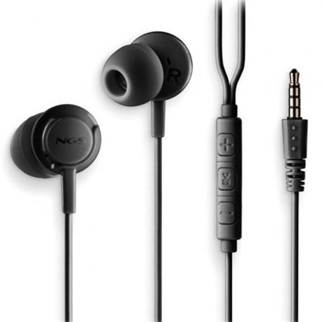 Auriculares NGS Jack 3.5mm Negro (CROSSDRIFTBLACK)