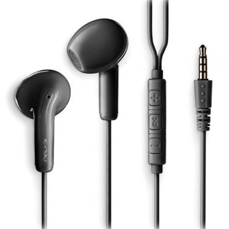 Auriculares NGS Intraurales 3.5mm Negro(CROSSFLIPBLACK)