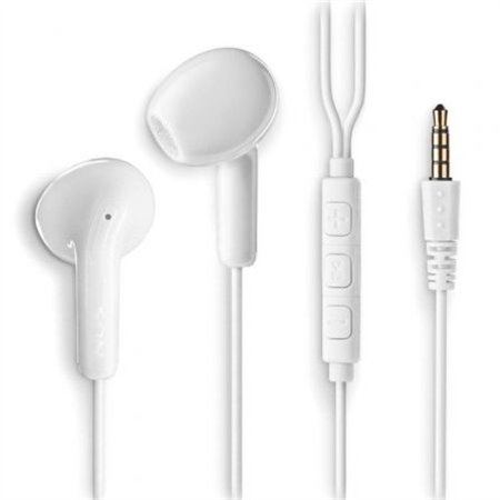 Auriculares NGS Intraural 3.5mm Blanco (CROSSFLIPWHITE)