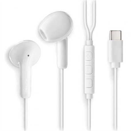 Auriculares NGS Intraurales USB-C (CROSSGLIDEWHITE)