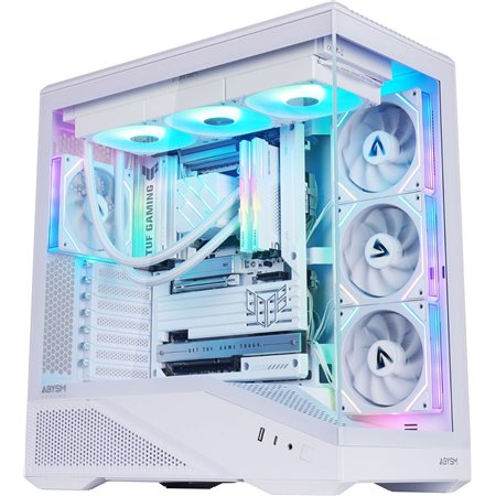 Caja Abysm Arian Frame A400 ARGB ATX Blanca (AB123533W)