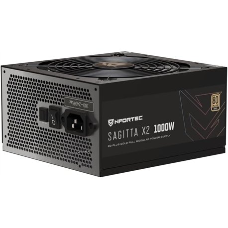 Fuente Nfortec Sagitta X2 ATX 1000W 80+ Gold Negra
