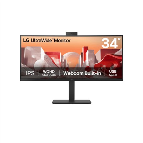 Monitor LG 34" UWide IPS WQHD 60Hz Curvo (34BA85QE-B)
