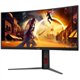 MONITOR GAMING AOC 34 WQHD 180HZ ULTRAPANORAMICO CURVO ERGONOMICO HDMI DISPLAYPORT BLACK