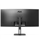 MONITOR PROFESIONAL AOC 34 WQHD 180HZ ULTRAPANORAMICO CURVO ERGONOMICO MULTIMEDIA USB-C HDMI DISPLAYPORT BLACK