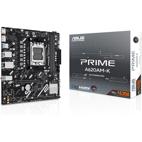 ASUS PRIME A620AM-K: (AM5) 2DDR5 USB HDMI DP RJ45 mATX