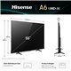 TV Hisense Serie A6Q 55" 4K UHD Smart TV Negro (55A6Q)