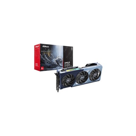 VGA ASROCK RX 9070 XT MONSTER HUNTER WILDS EDITION,AMD,RX9070XT,16GB,GDDR6,256BIT,1HDMI+3DP -JUEGO INCLUIDO- (RX9070XT MH 16G)