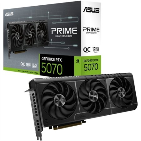 TARJETA DE VIDEO NVIDIA ASUS PRIME OC RTX5070 12GB GDDR7