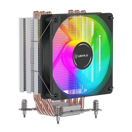 Ventilador CPU Unyka ARGB Unycool H60 Negro (UK326101)
