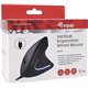 Ratón Vertical EQUIP USB-A 3200dpi Negro (EQ245118)