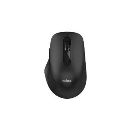 Ratón NILOX RF Wireless/BT 1600dpi Negro (NXMODWI01)