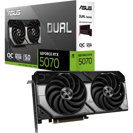 TARJETA DE VIDEO ASUS RTX 5070 DUAL OC 12GB GDDR7