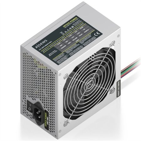 Fuente AISENS ATX 500W 12cm Plata (ASPC-500ATX-SEO)