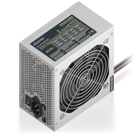 Fuente AISENS ATX 500W 12cm Plata (ASPC-500ATX-SEO)