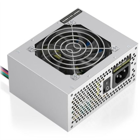 Fuente AISENS ATX 500W SFX 8cm Plata (ASPC-500SFX-SEO)