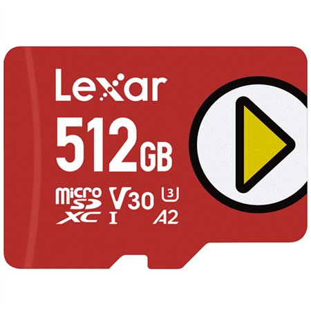 Lexar Micro SDXC 512Gb C10 U1 V10 (LMSPLAY512G-BNNNG)