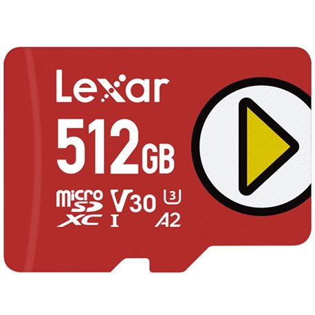 Lexar Micro SDXC 512Gb C10 U1 V10 (LMSPLAY512G-BNNNG)