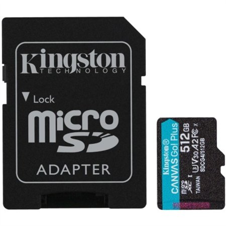 Kingston Micro SDXC 512Gb + Adaptador SD (SDCG4/512GB)