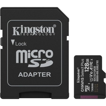 Kingston Micro SDXC 128Gb + Adaptador SD (SDCS3/128GB)