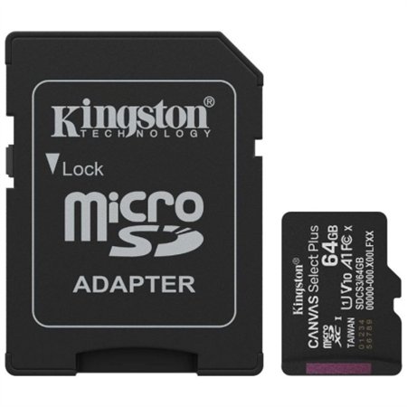 Kingston Micro SDXC 64Gb + Adaptador SD (SDCS3/64GB)